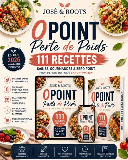 LE GUIDE JOSÉ & ROOTS — 111 Recette Minceur / Plan Repas 30 Jours