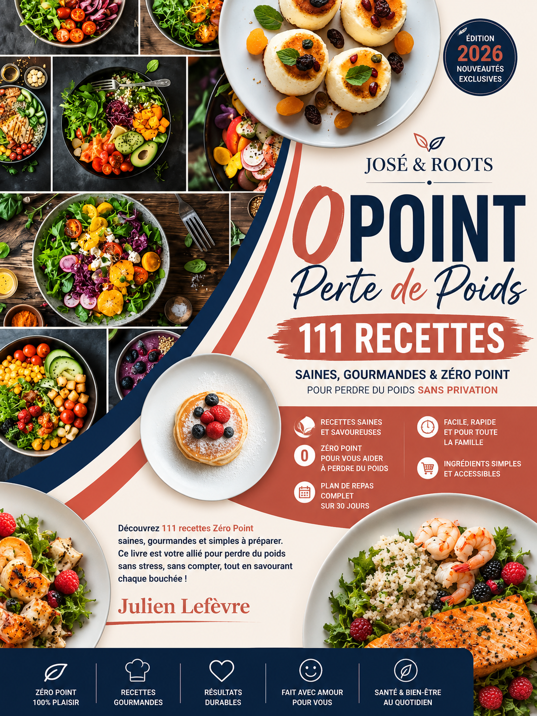 LE GUIDE JOSÉ & ROOTS — 111 Recette Minceur / Plan Repas 30 Jours